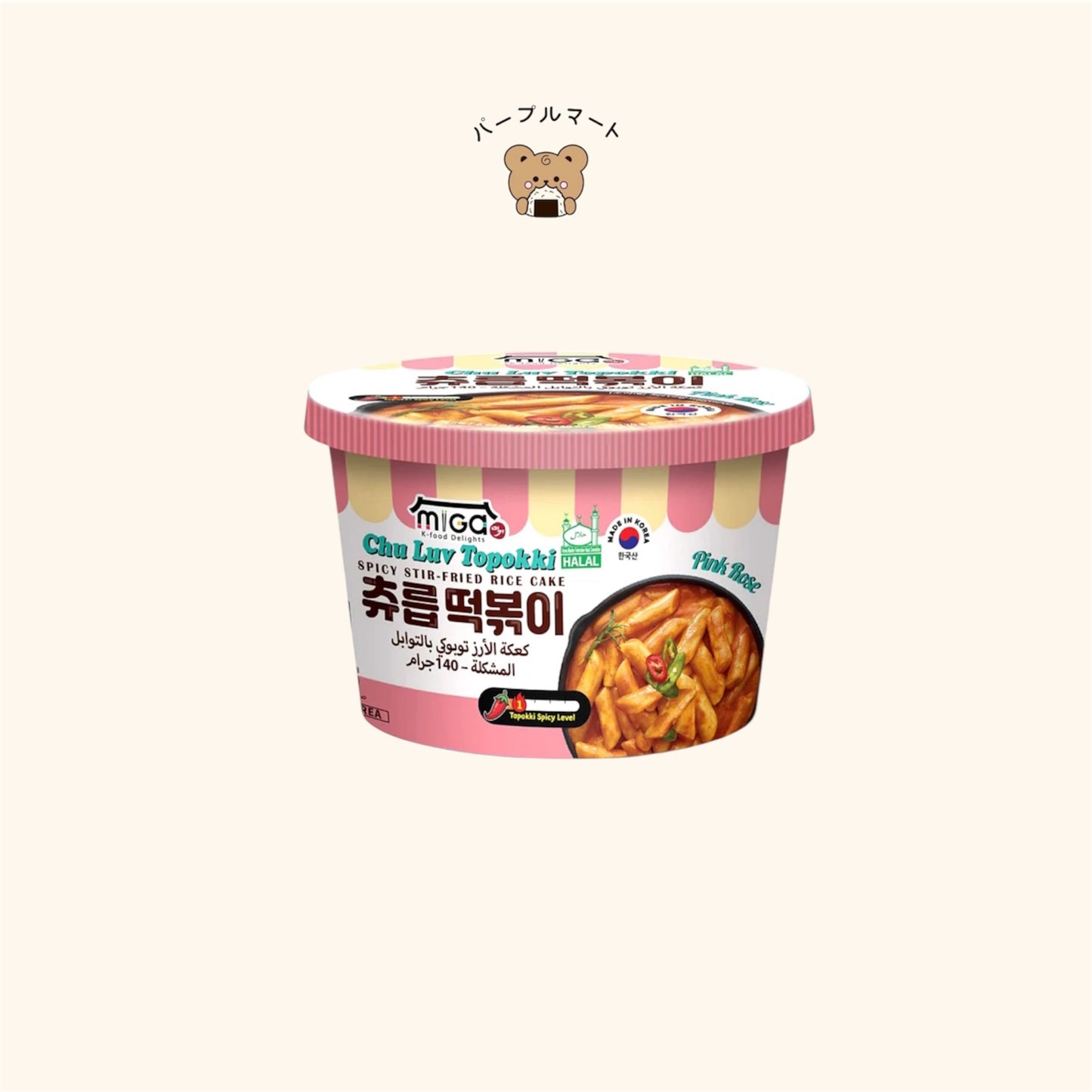 MIGA CHU LUV Topokki - Carbonara Pink Rose