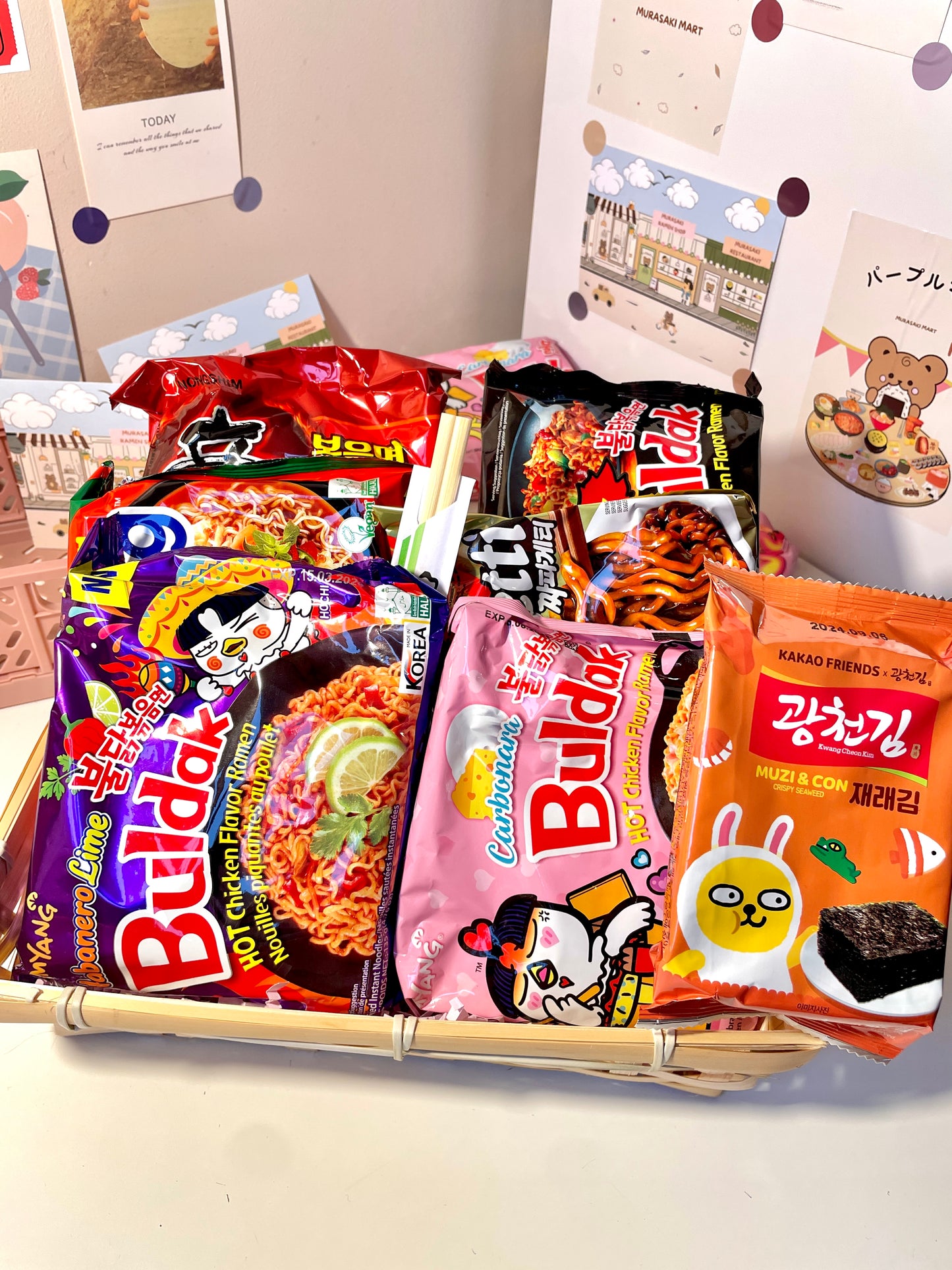 Halal Ramen Hamper Gift basket set