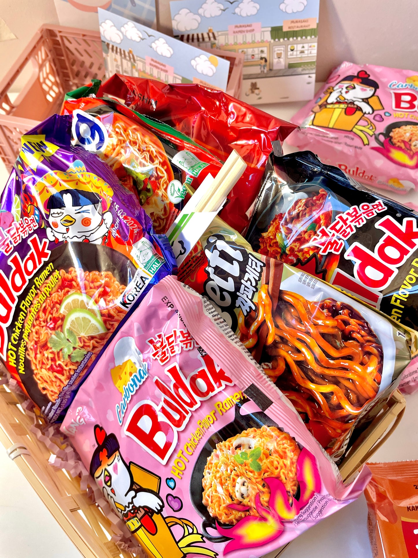 Halal Ramen Hamper Gift basket set