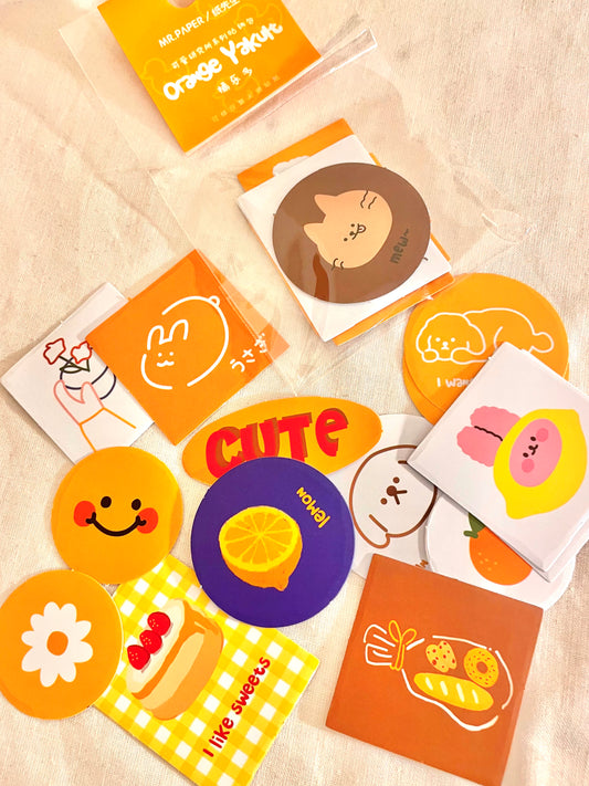 Orange Yakult Stickers