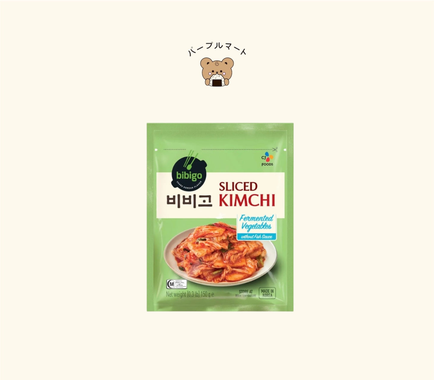 CJ Bibigo Sliced Kimchi 150g