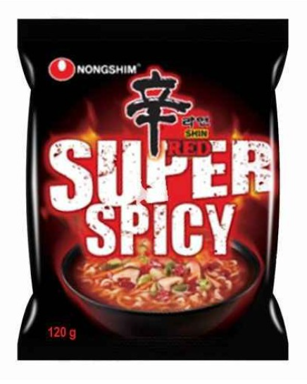 Nongshim Shin Red Super Spicy Ramyun 120G