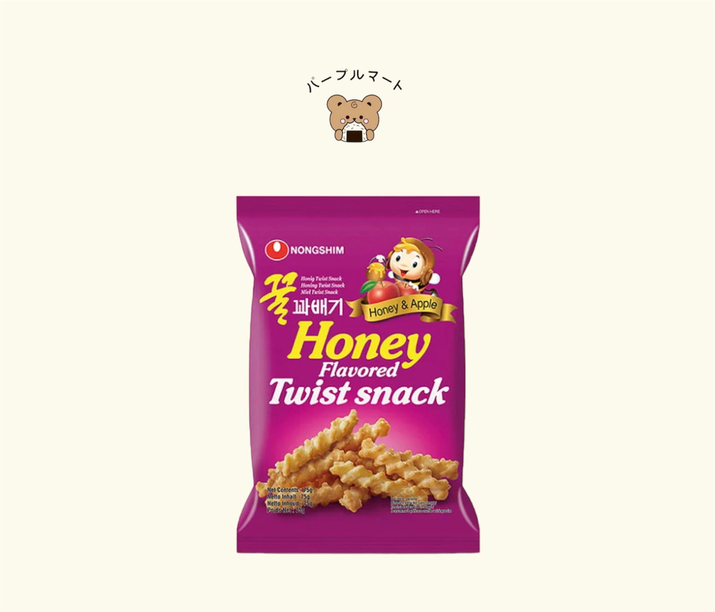 Nongshim Honey Flavoured Twist Snack
