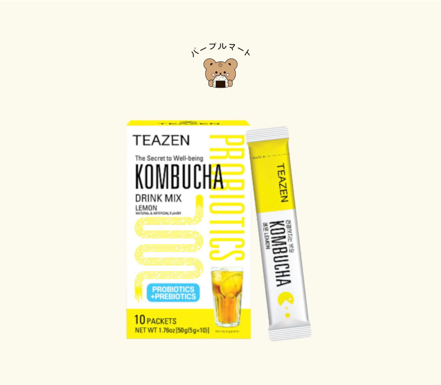TEAZEN Kombucha Lemon Flavour