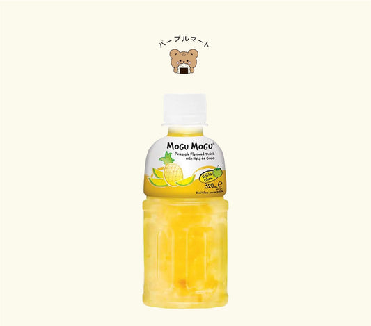 Mogu Mogu Pineapple Flavored Drink With Nata De Coco