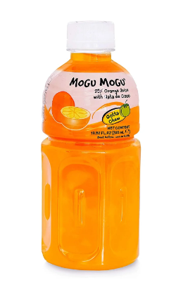 Mogu Mogu Orange Flavoured Drink With Nata De Coco
