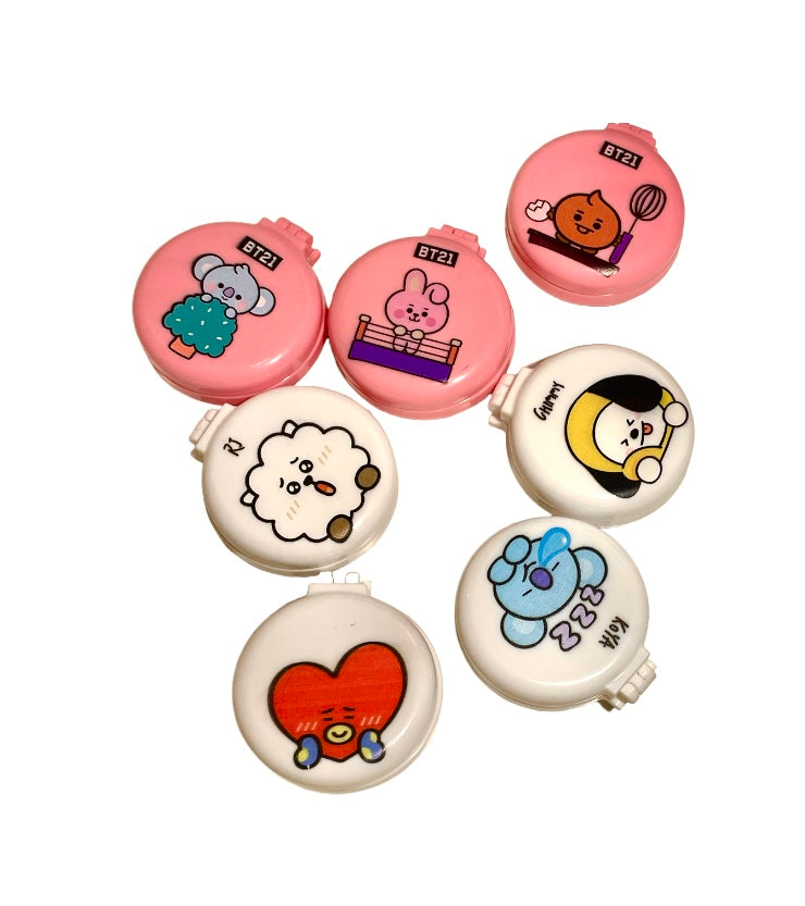 BT21 Compact Mirror with brush